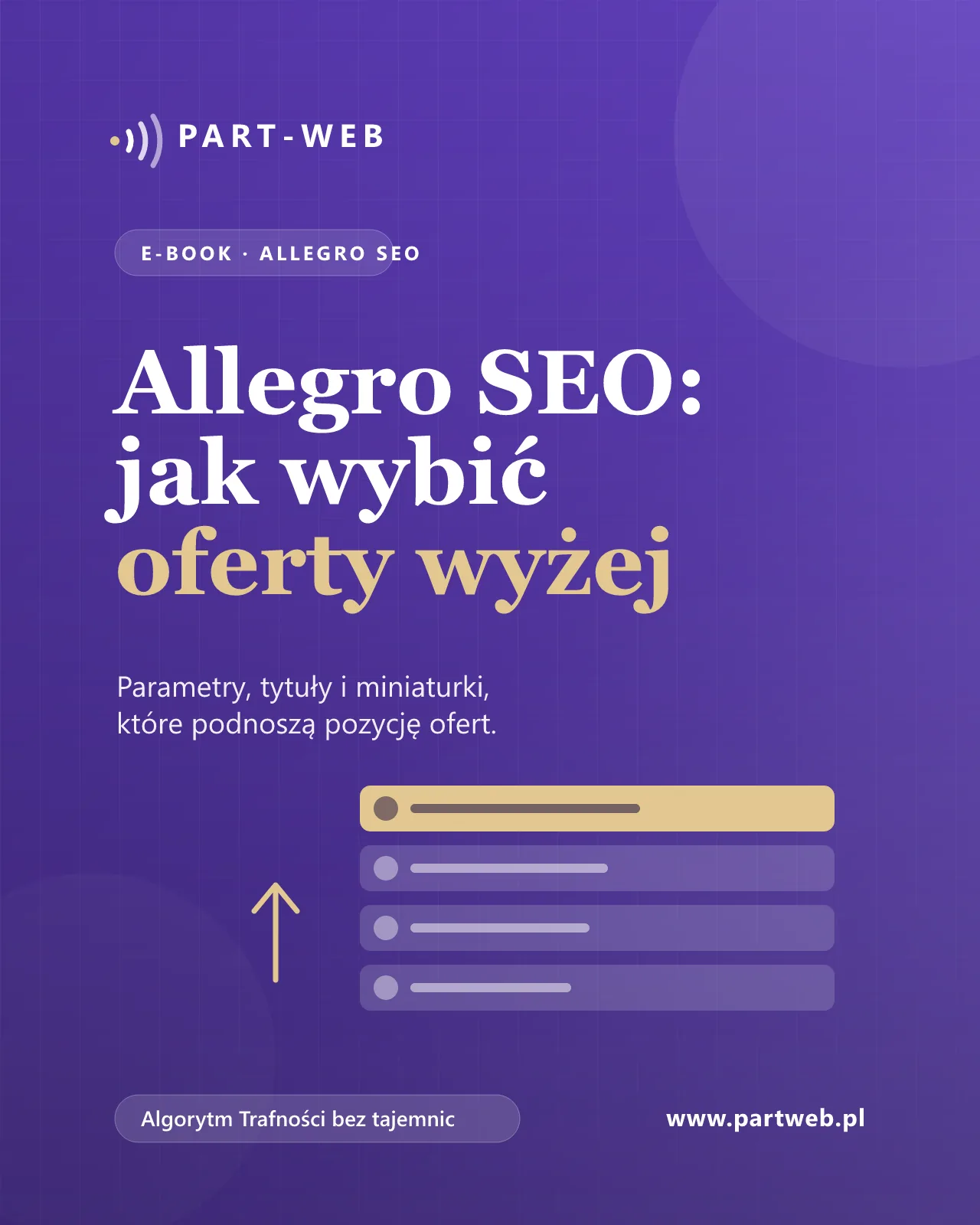 Okładka: Allegro SEO: jak wybić oferty w wynikach