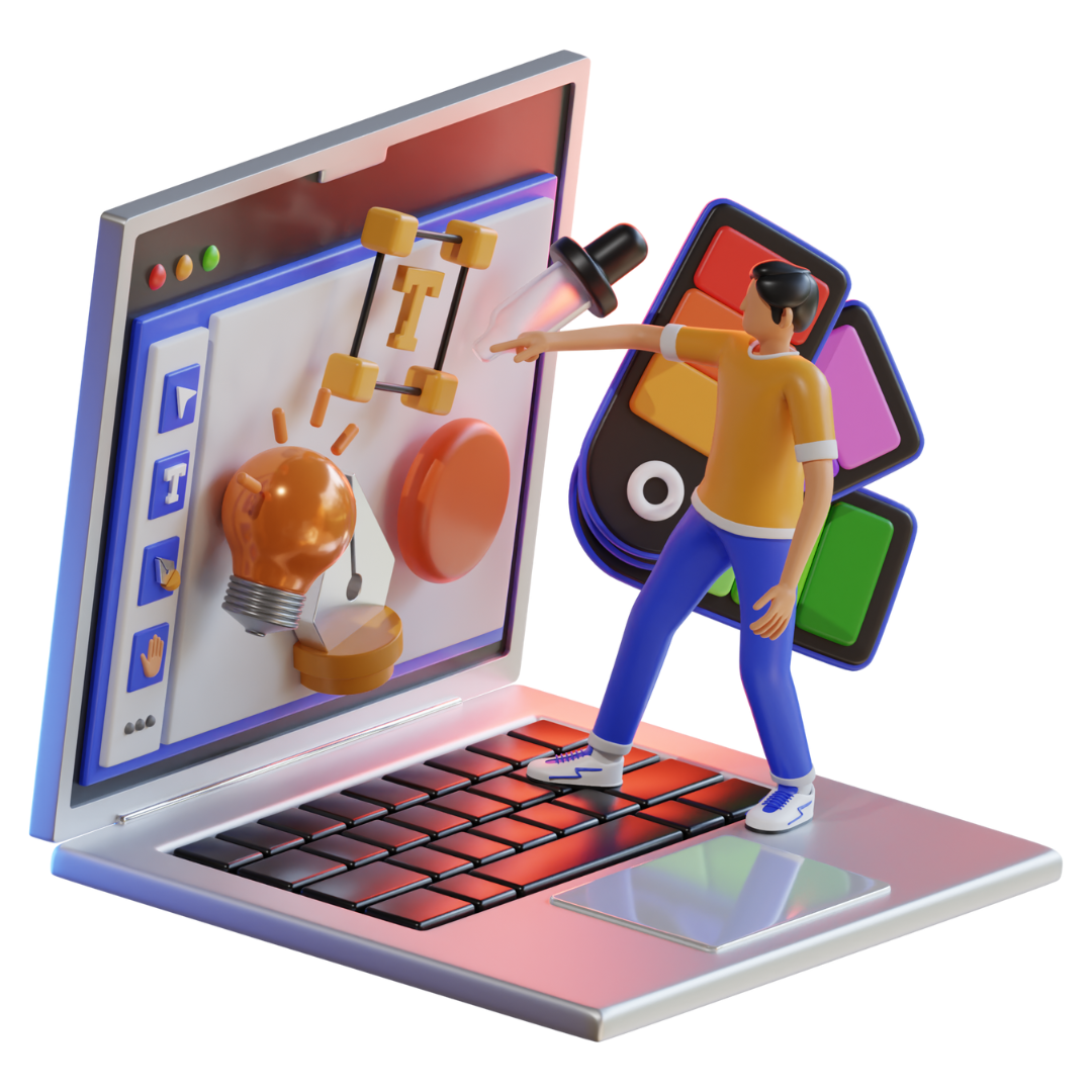 Projektowanie logotypów i grafik na laptopie – kreatywna wizualizacja procesu brandingowego